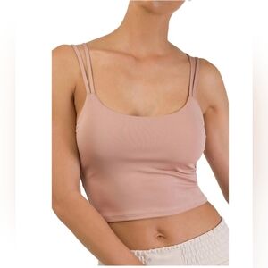 W'cool Cropped Workout Top